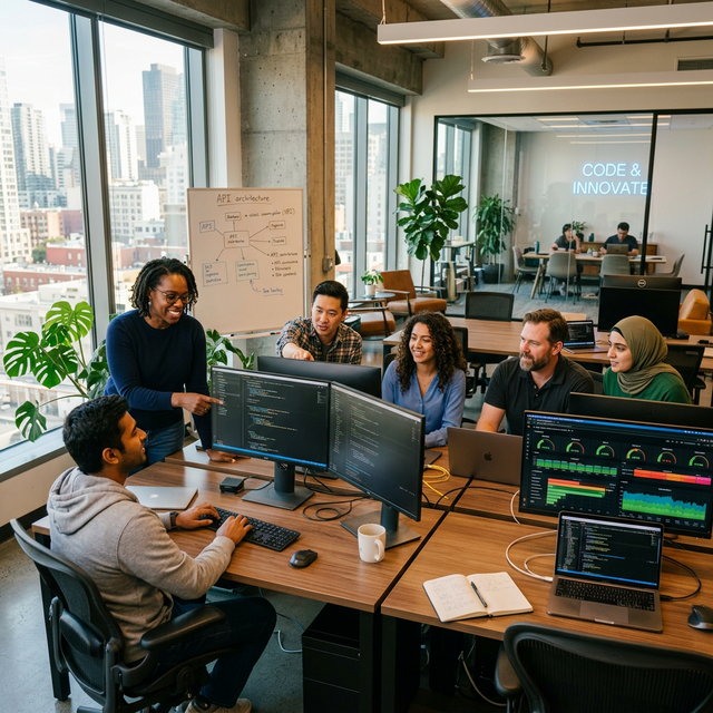 Maharaja Trading engineering team developing the PDF Editor platform